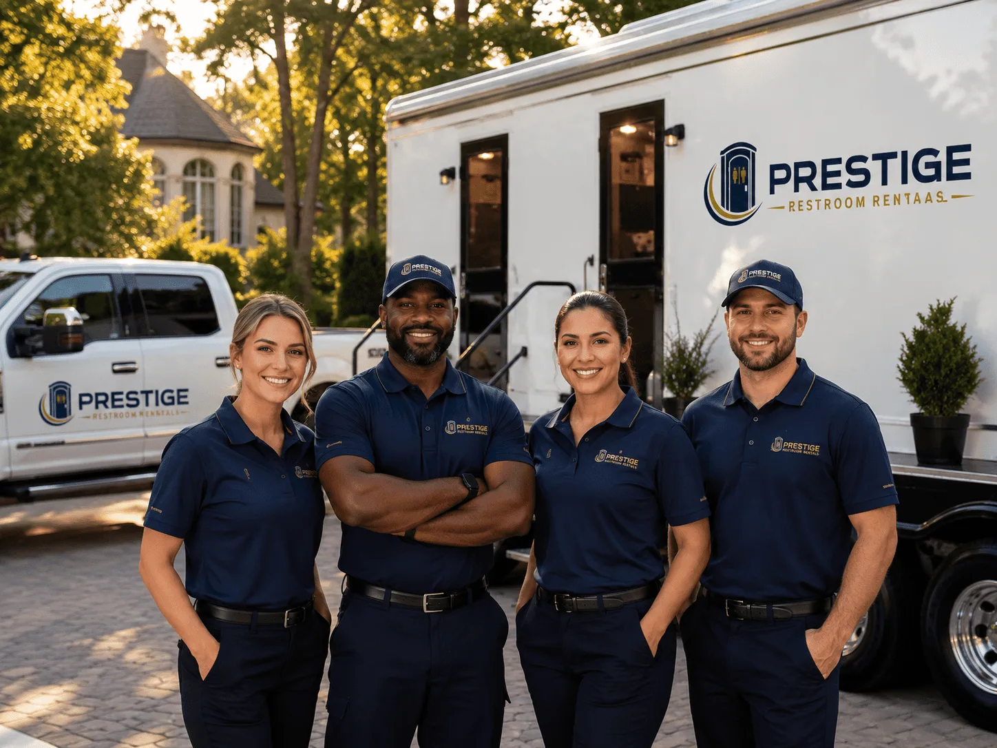 Trusted Luxury Portable Restrooms company in Esmond, IL